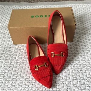 Boden suede flats